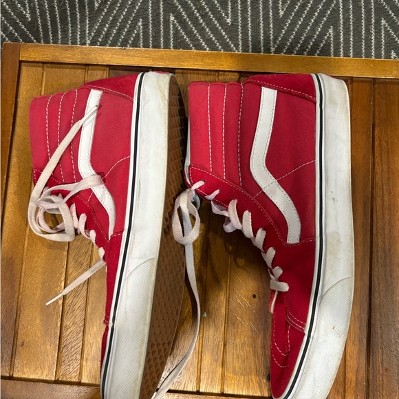 Suede Vans SK8-Hi high tops. Size 9.5M/11 W - Picture 3 of 7